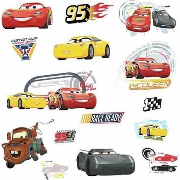 Roommates Roommates RMK3353SCS Disney Pixar Cars 3 Peel & Stick Wall Decals RMK3353SCS